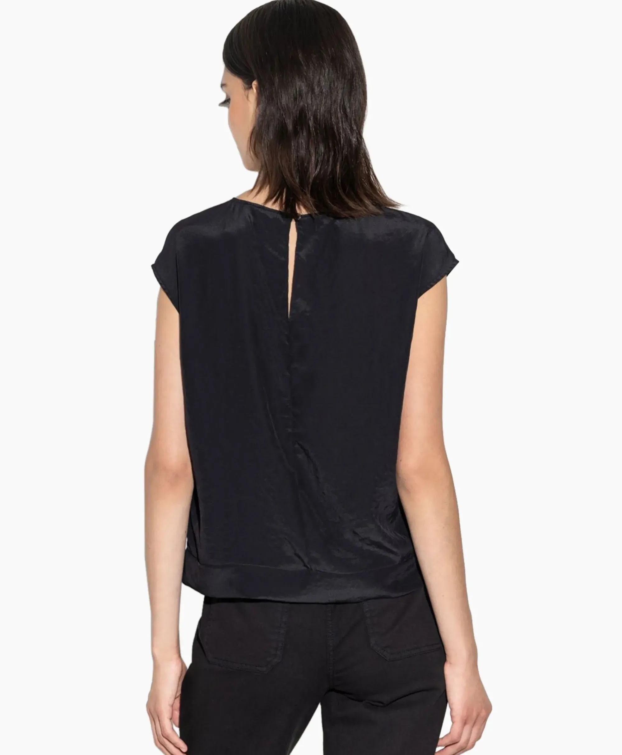 Blouses^Luisa Cerano Top 298441/3597-0 Zwart Dessin
