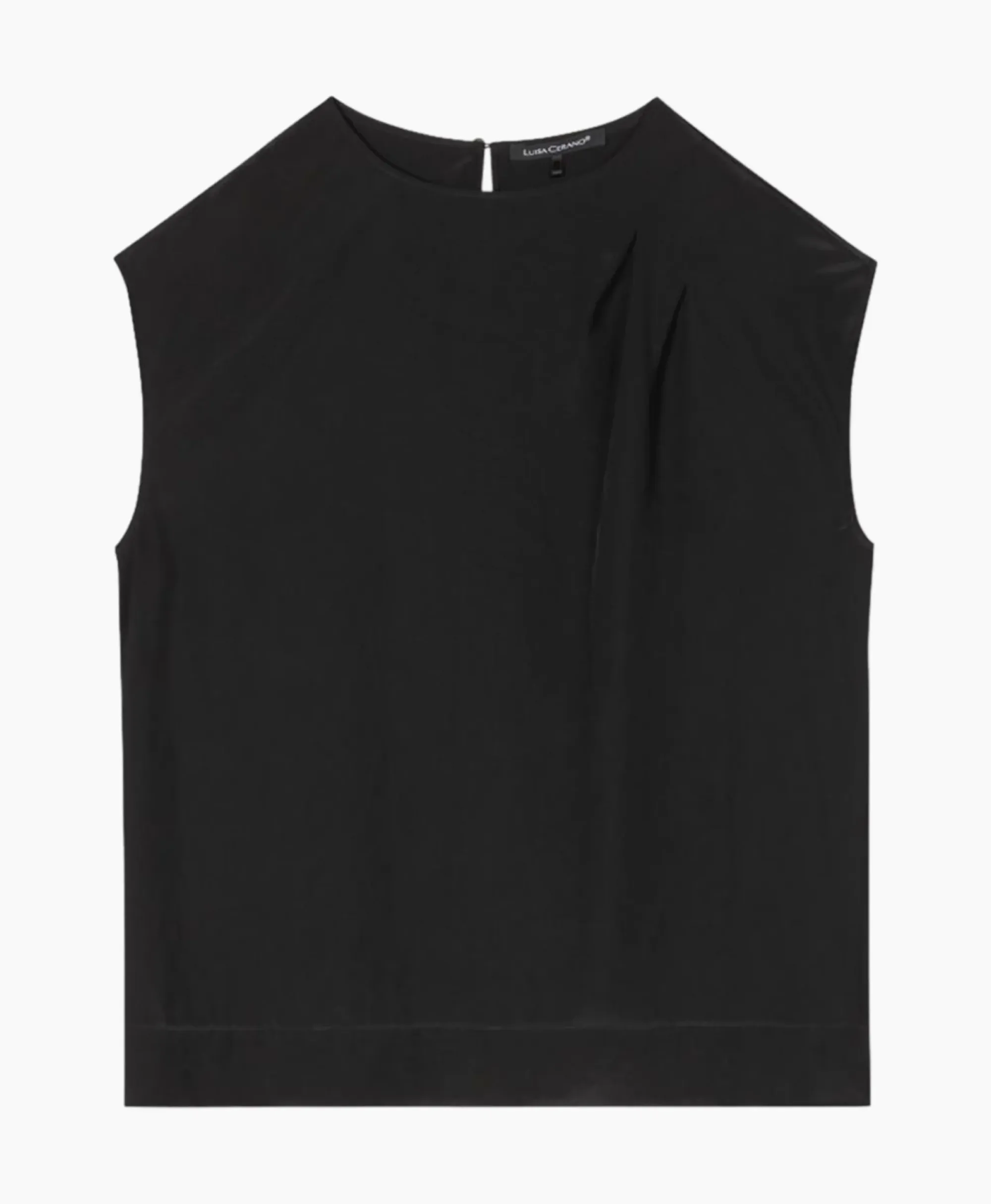 Blouses^Luisa Cerano Top 298441/3597-0 Zwart Dessin