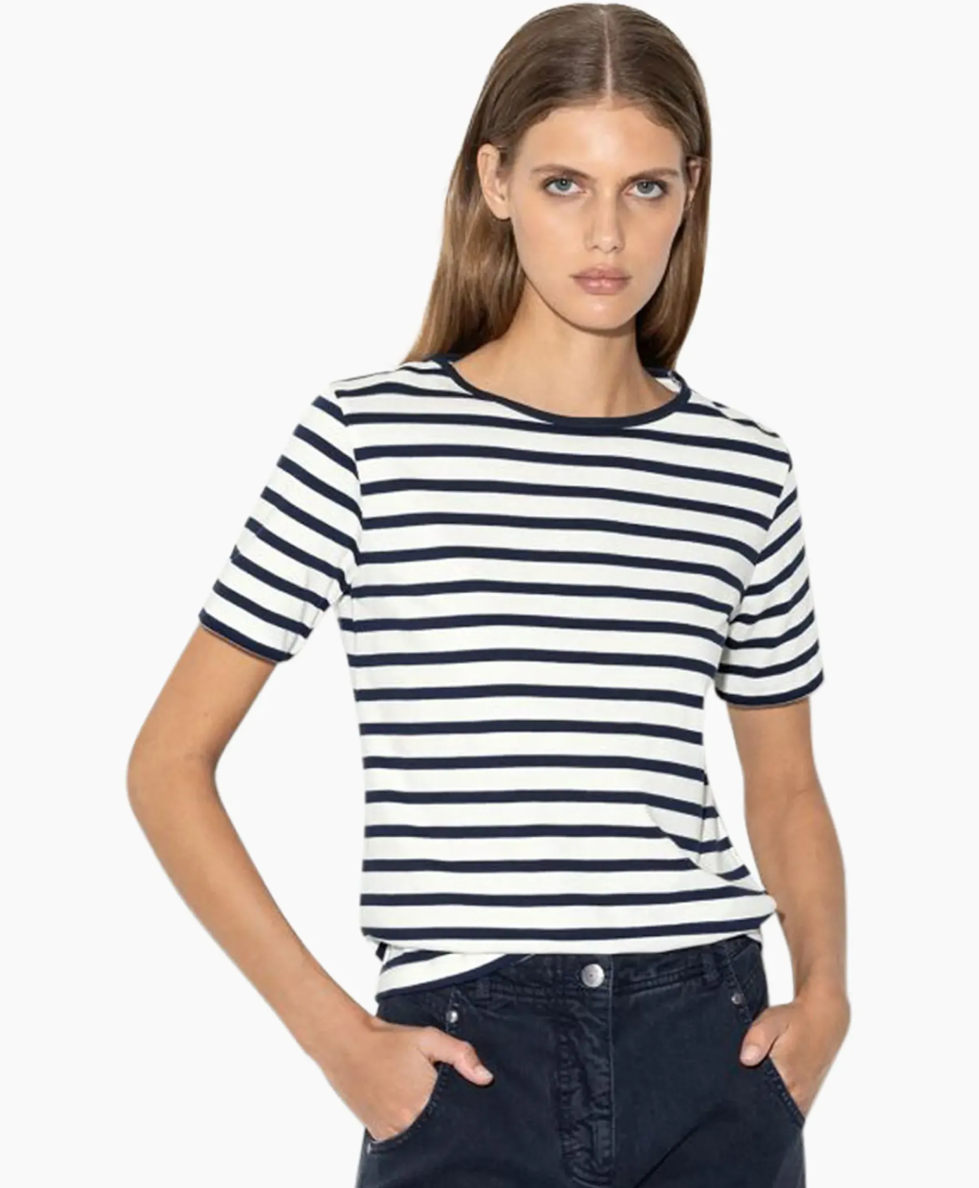 T-Shirts & Tops^Luisa Cerano T-Shirt Korte Mouw 398145/7800-0 Off White