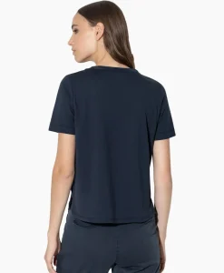 T-Shirts & Tops^Luisa Cerano T-Shirt Korte Mouw 398117/7600-0 Donker Blauw