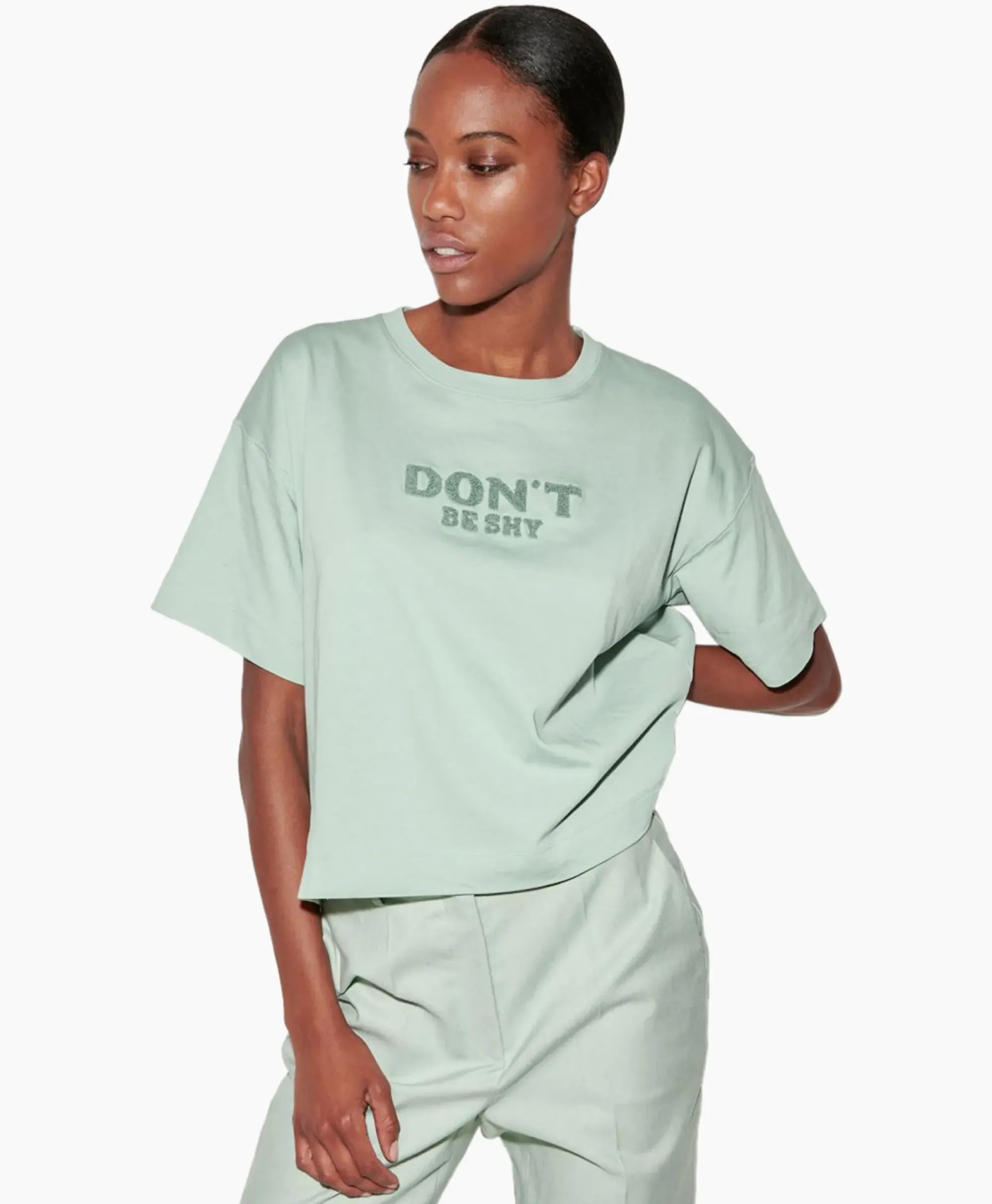 T-Shirts & Tops^Luisa Cerano T-Shirt Korte Mouw 398121/7800-0 Mint