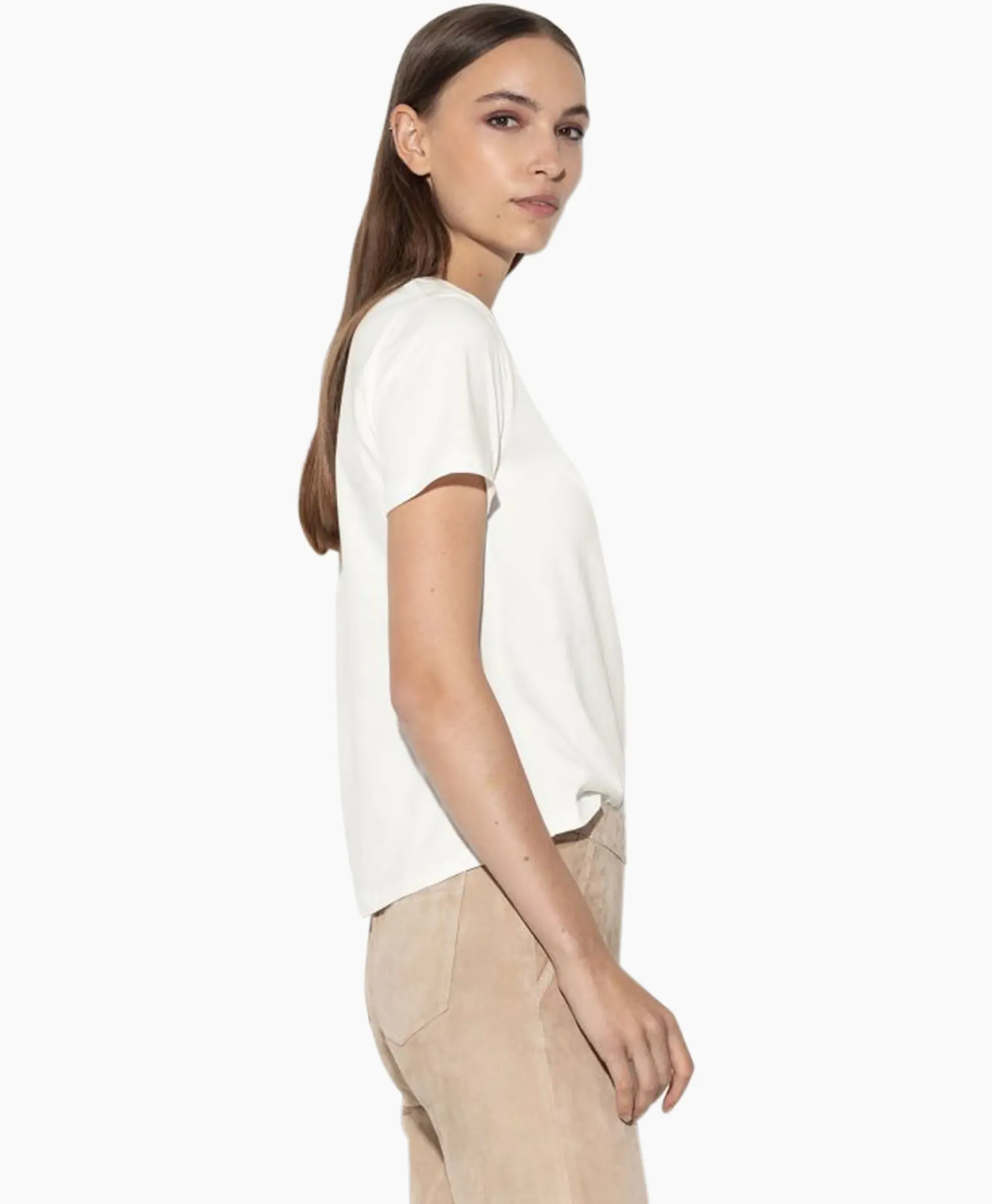 T-Shirts & Tops^Luisa Cerano T-Shirt Korte Mouw 398113/7799-0 Off White