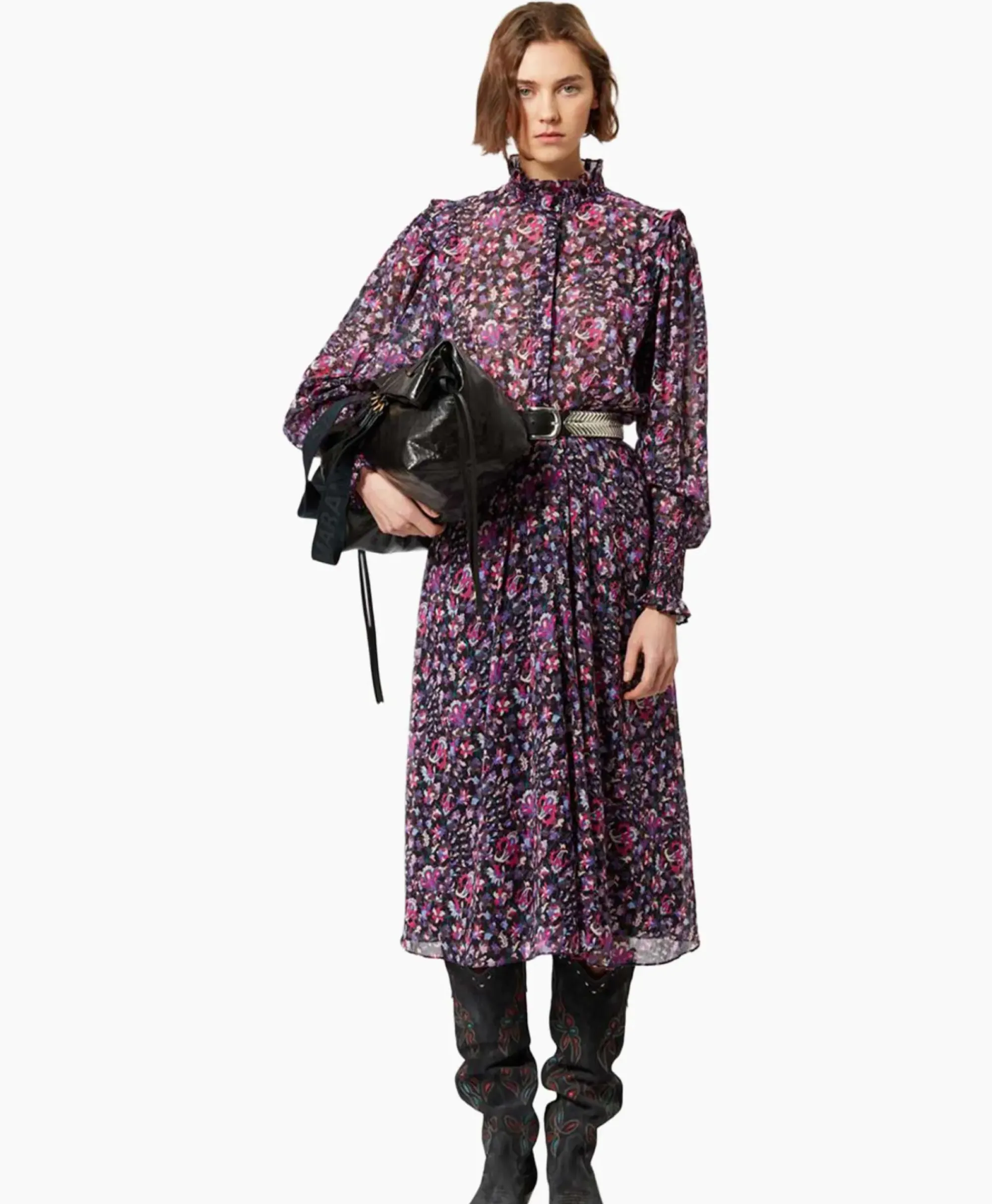 Jurken^Marant Étoile Marant Etoile Maxi Jurk Galoa-Ga Blauw