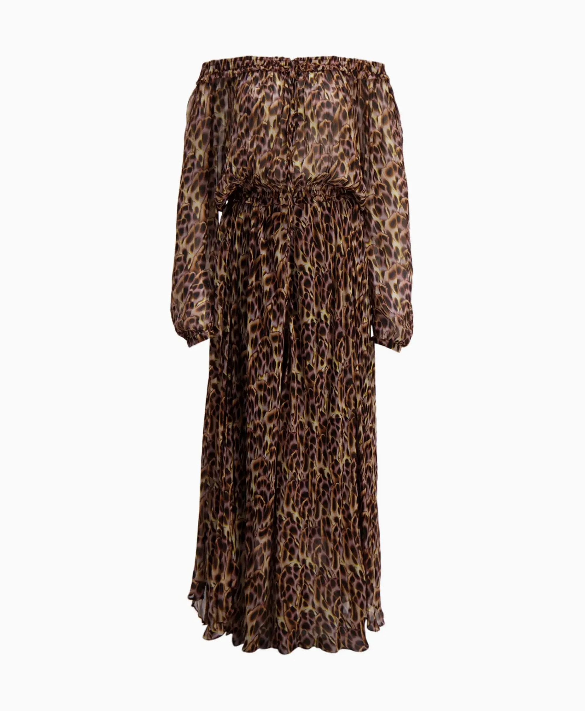 Jurken^Marant Étoile Marant Etoile Maxi Jurk Volga-Gc Oker
