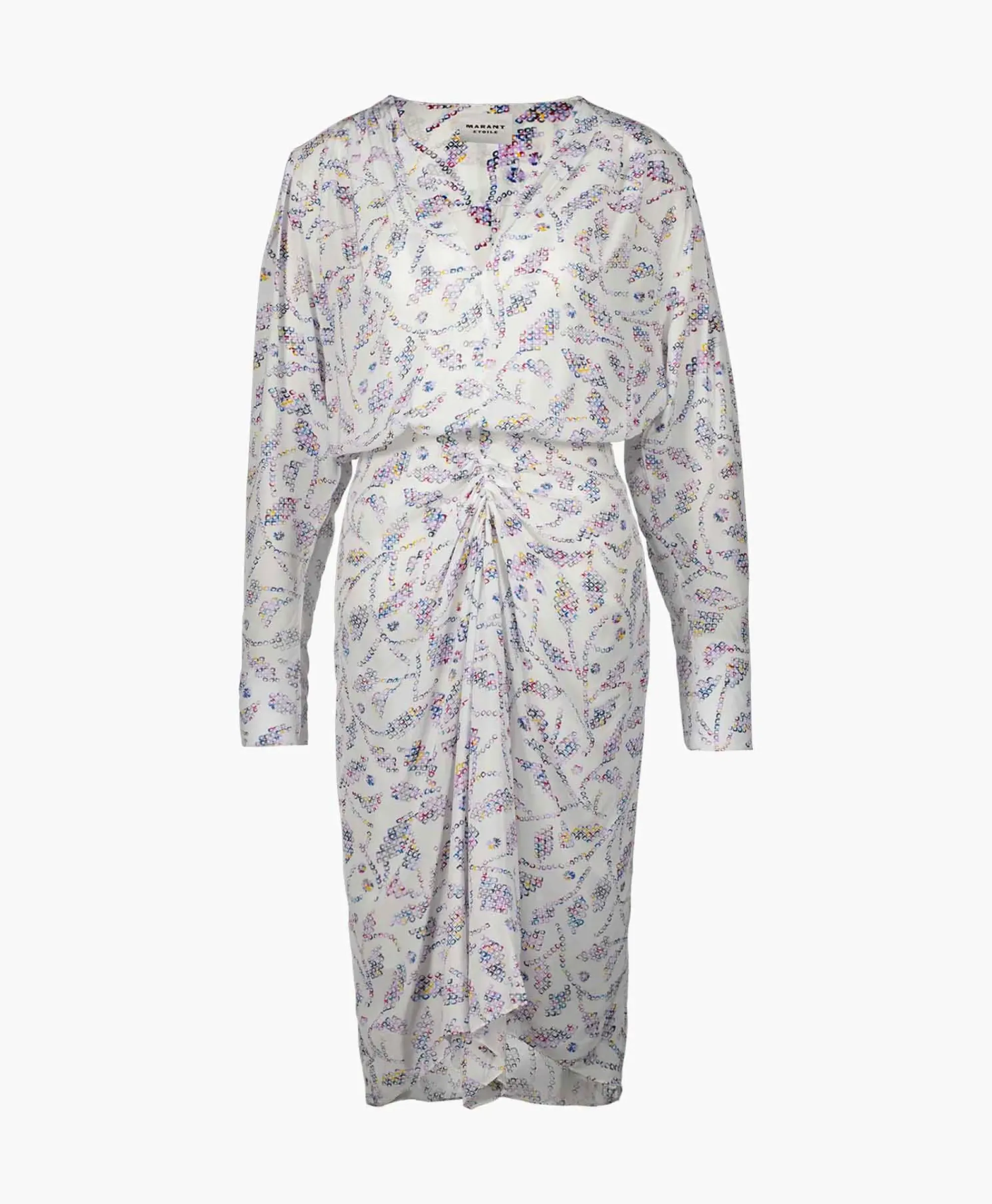 Jurken^Marant Étoile Marant Etoile Midi Jurk Danalia-Ga Ecru