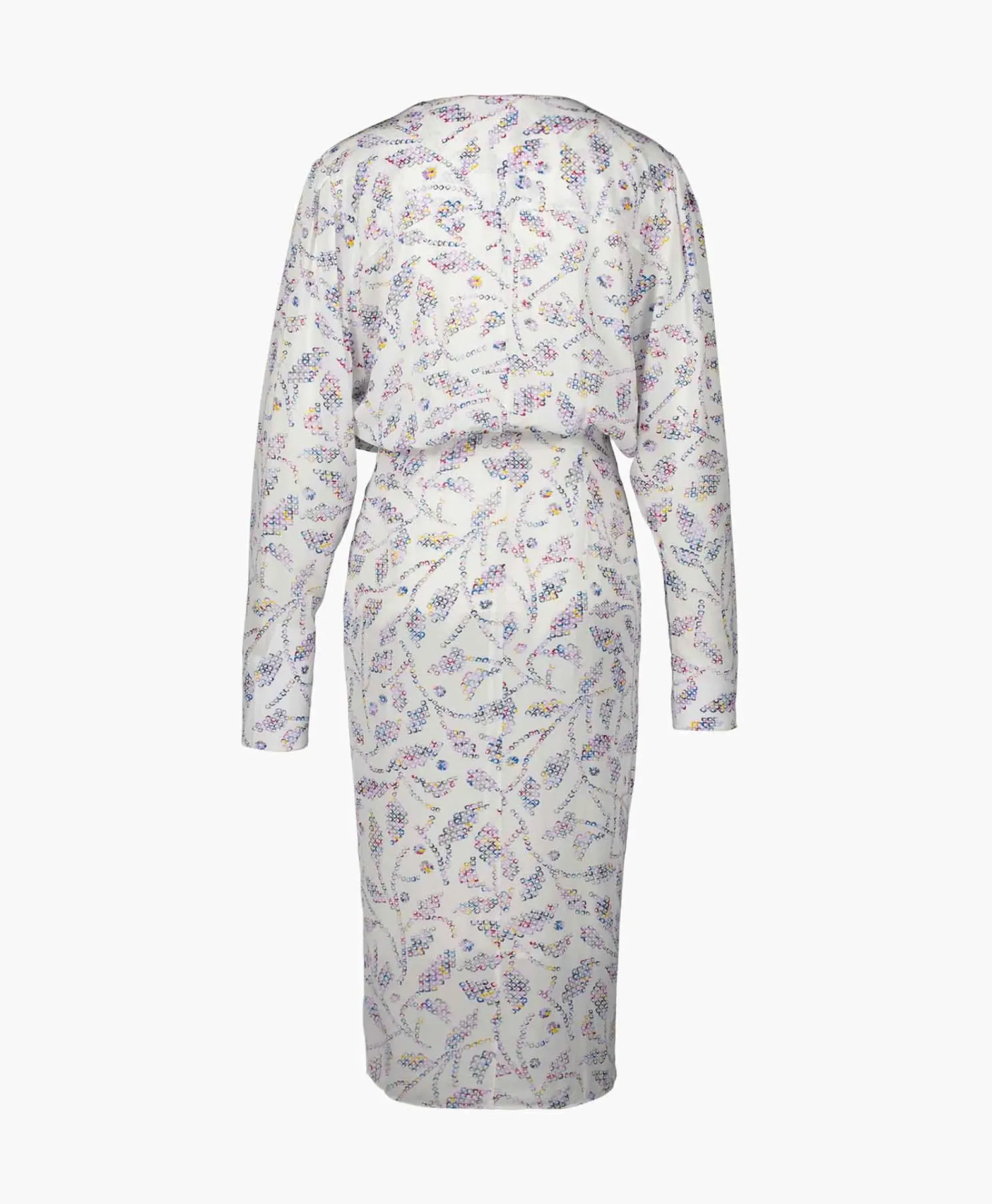 Jurken^Marant Étoile Marant Etoile Midi Jurk Danalia-Ga Ecru