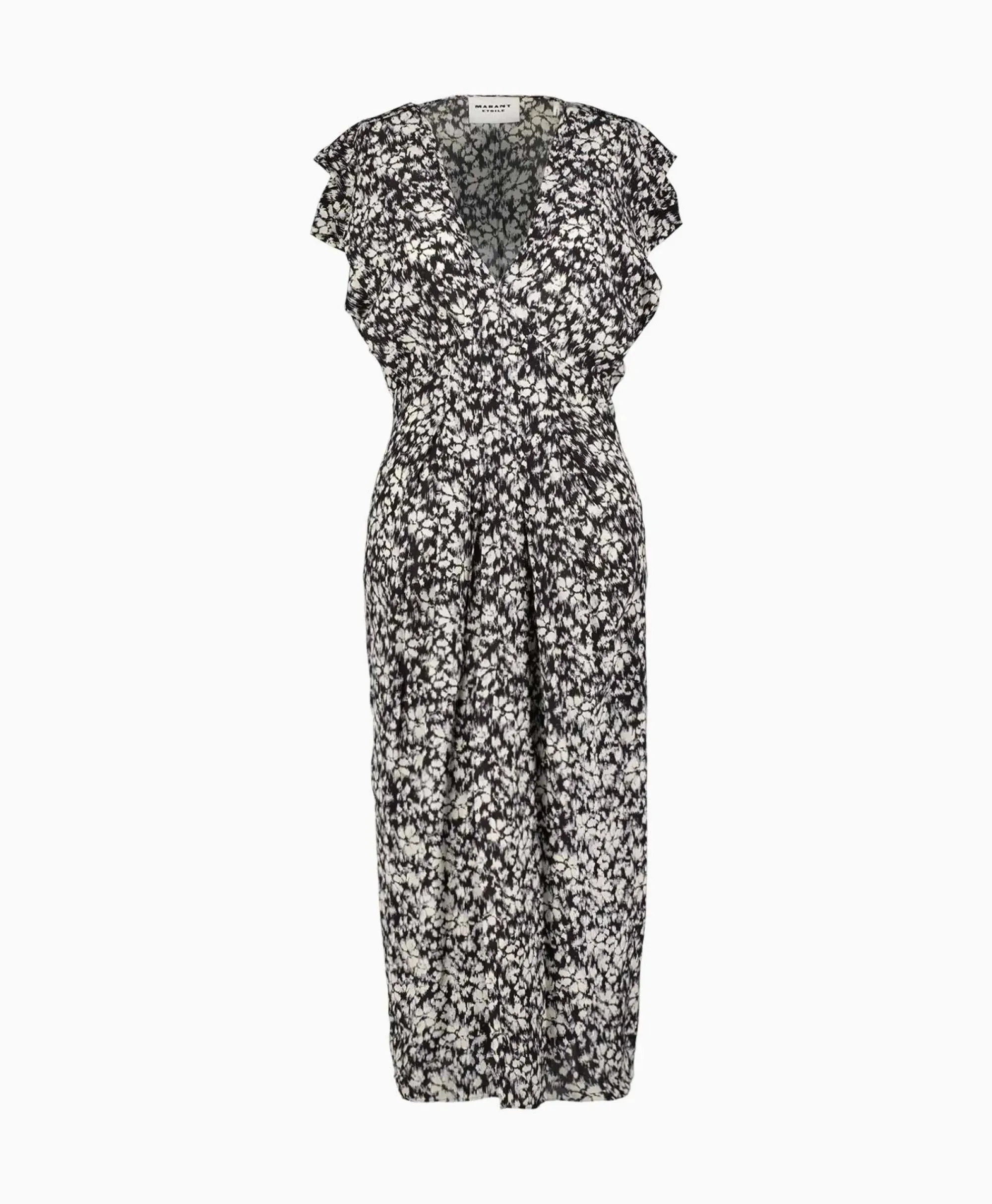 Jurken^Marant Étoile Marant Etoile Midi Jurk Epolia-Gc Zwart