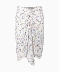 Rokken^Marant Étoile Marant Etoile Midi Rok Diamani-Ga Ecru