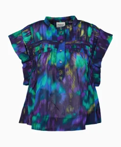 T-Shirts & Tops^Marant Étoile Marant Etoile Top Leaza-Gb Blauw