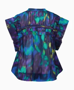 T-Shirts & Tops^Marant Étoile Marant Etoile Top Leaza-Gb Blauw