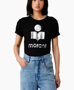 T-Shirts & Tops^Marant Étoile Marant Etoile T-Shirt Korte Mouw Koldi-Gc Zwart