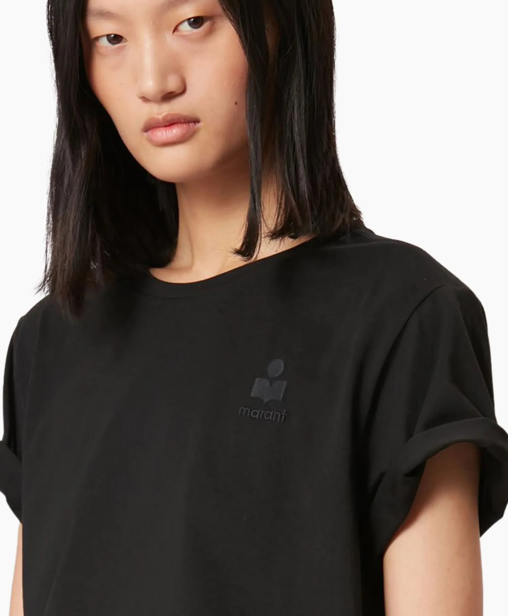 T-Shirts & Tops^Marant Étoile Marant Etoile T-Shirt Korte Mouw Aby-Gb Zwart