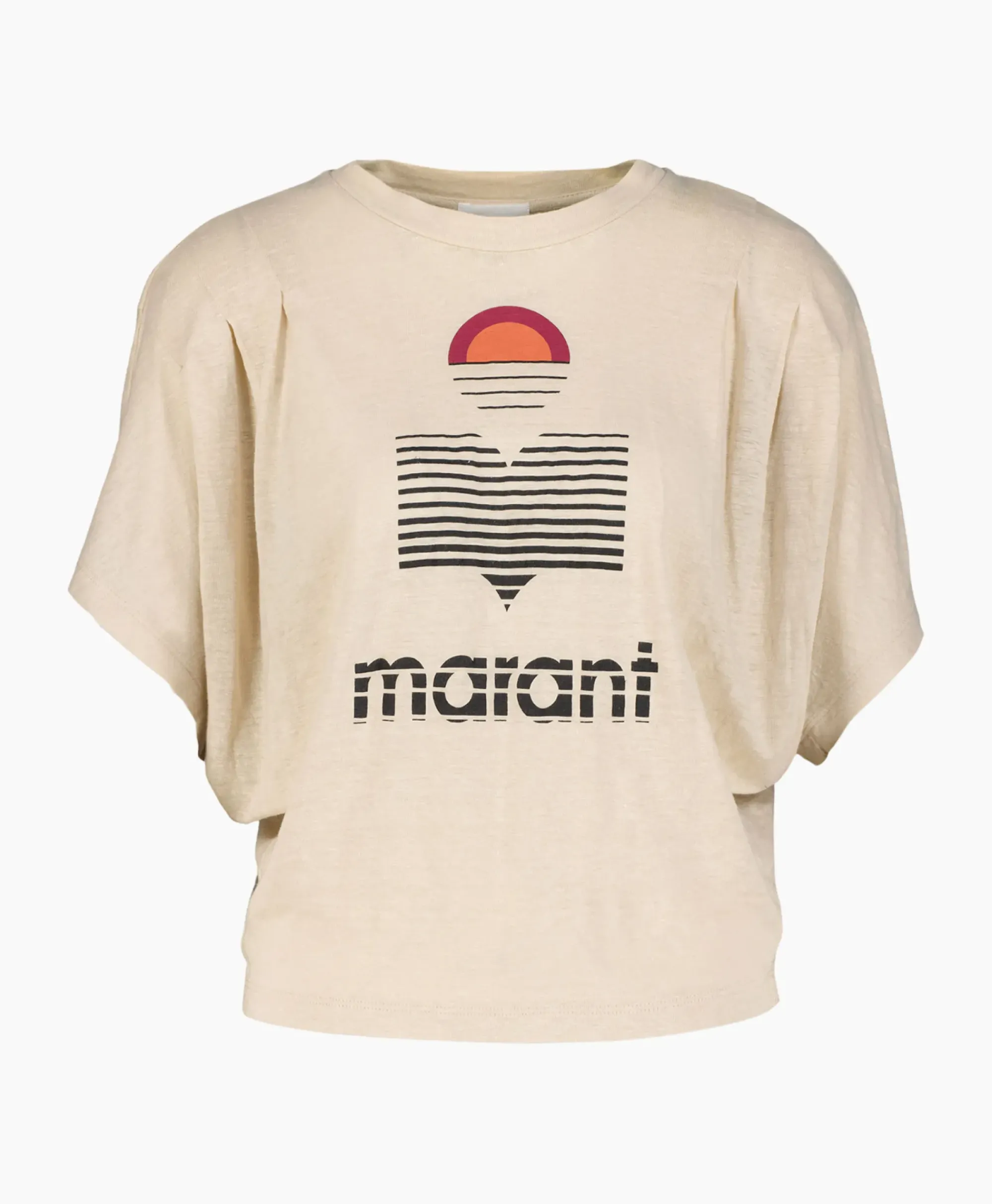 T-Shirts & Tops^Marant Étoile Marant Etoile T-Shirt Korte Mouw Kyanza-Gc Ecru