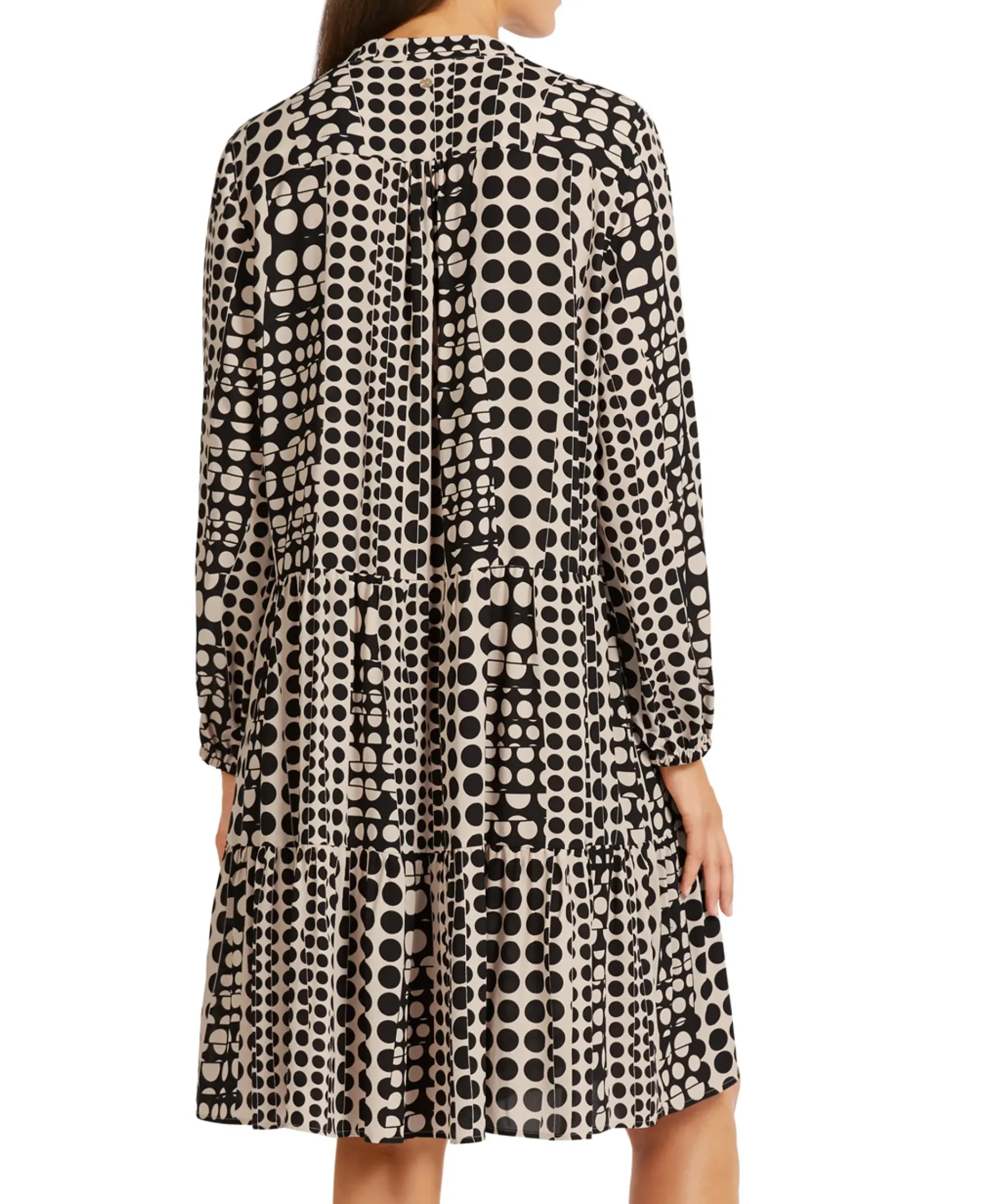 Jurken^Marccain Additions Midi Jurk Ua 21.02 W10 Zwart