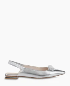 Instappers^Marccain Bags And Shoes Ballerina Wb Sf.01 L05 Zilver