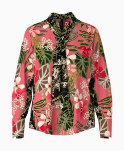 Blouses^Marccain Collectie Blouse Vc 51.40 W61 Licht Rood