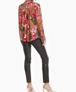 Blouses^Marccain Collectie Blouse Vc 51.40 W61 Licht Rood