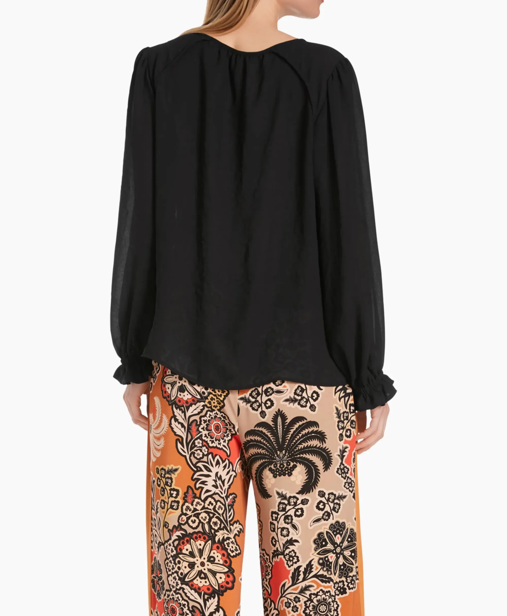 Blouses^Marccain Collectie Blouse Wc 51.33 W30 Zwart