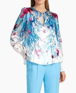 Blouses^Marccain Collectie Blouse Wc 51.47 W89 Aqua
