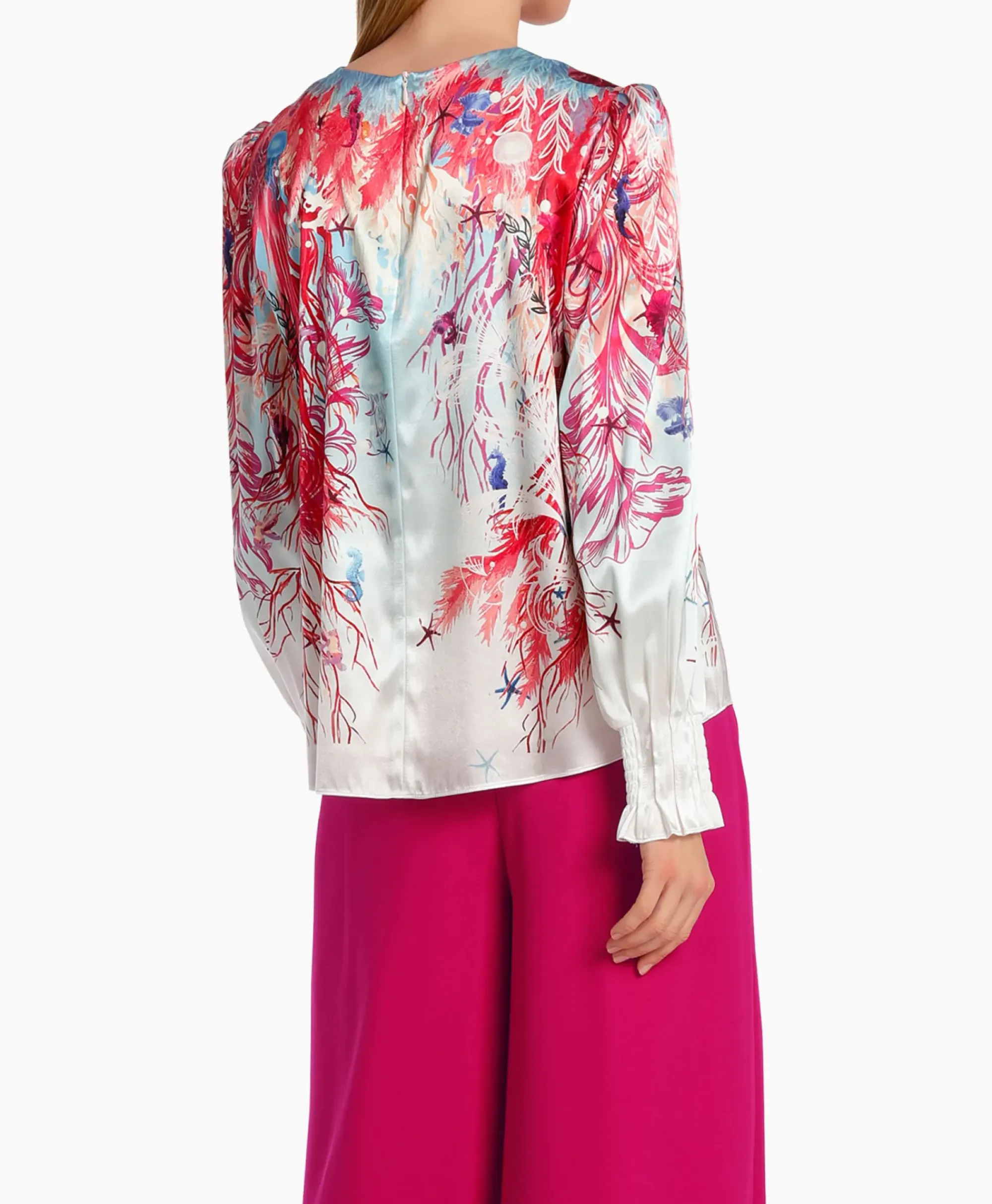 Blouses^Marccain Collectie Blouse Wc 51.47 W89 Zalm