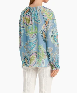 Blouses^Marccain Collectie Blouse Wc 51.33 W74 Licht Blauw