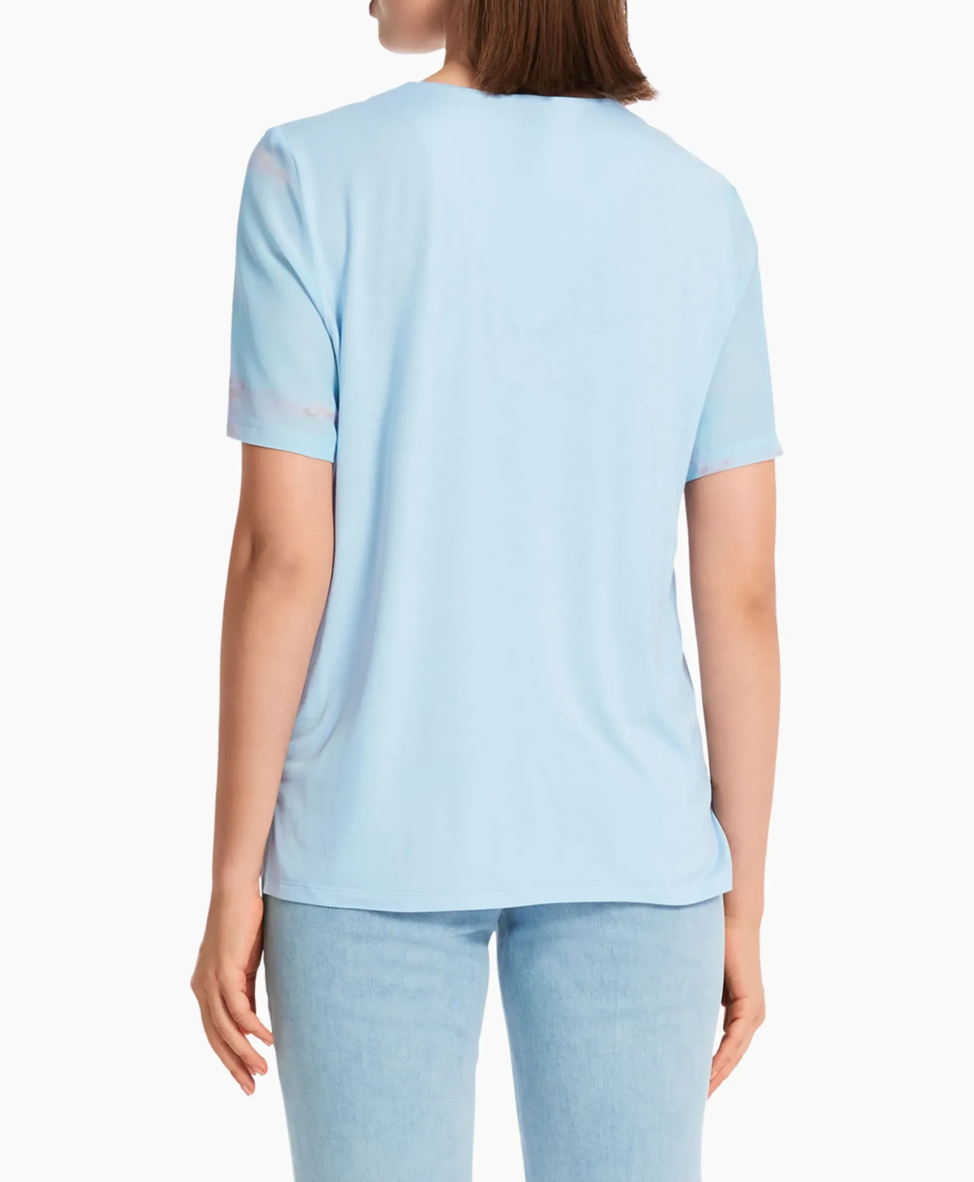 Blouses^Marccain Collectie Blouse Wc 55.07 J08 Licht Blauw