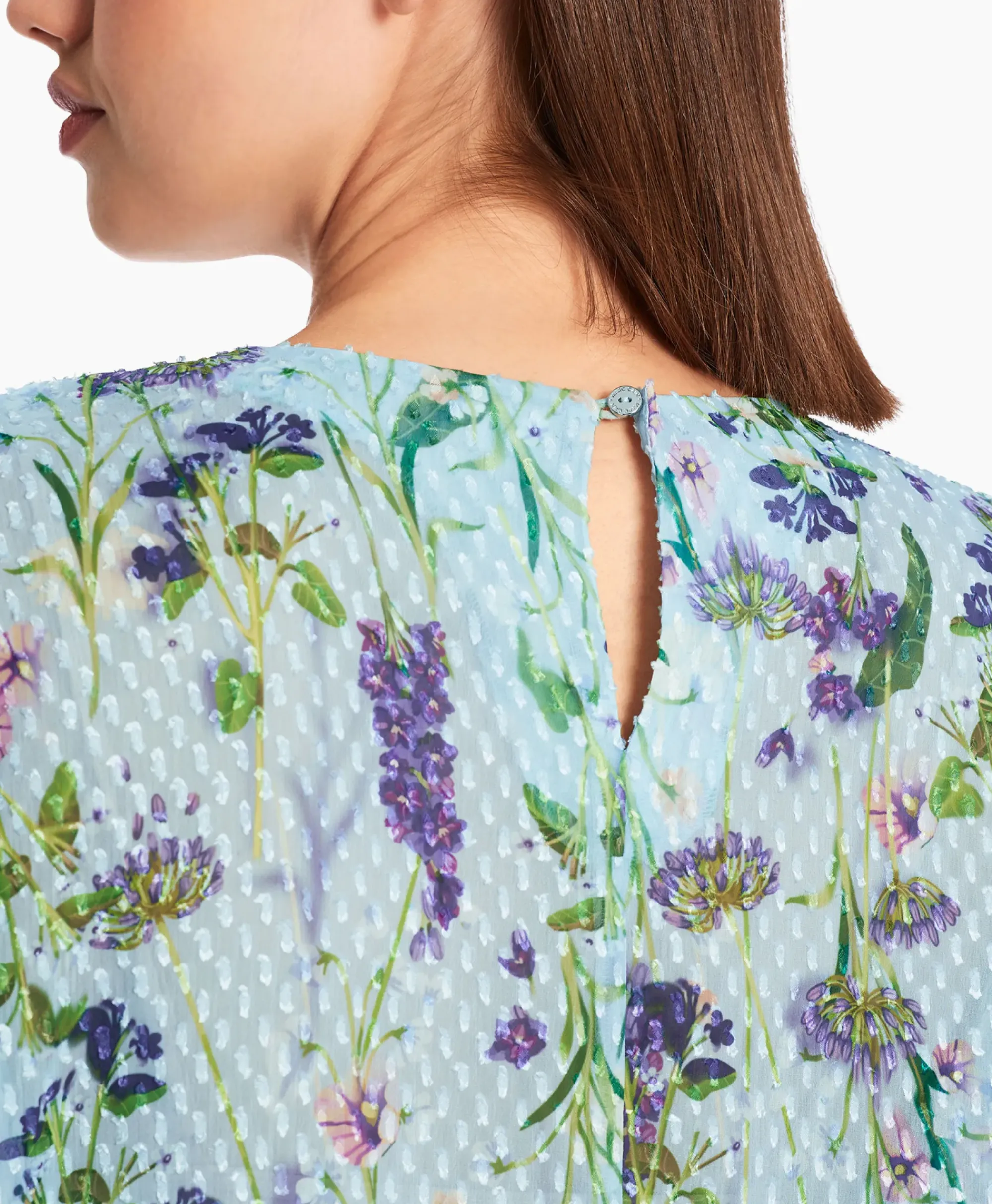 Blouses^Marccain Collectie Blouse Wc 51.21 W25 Licht Blauw