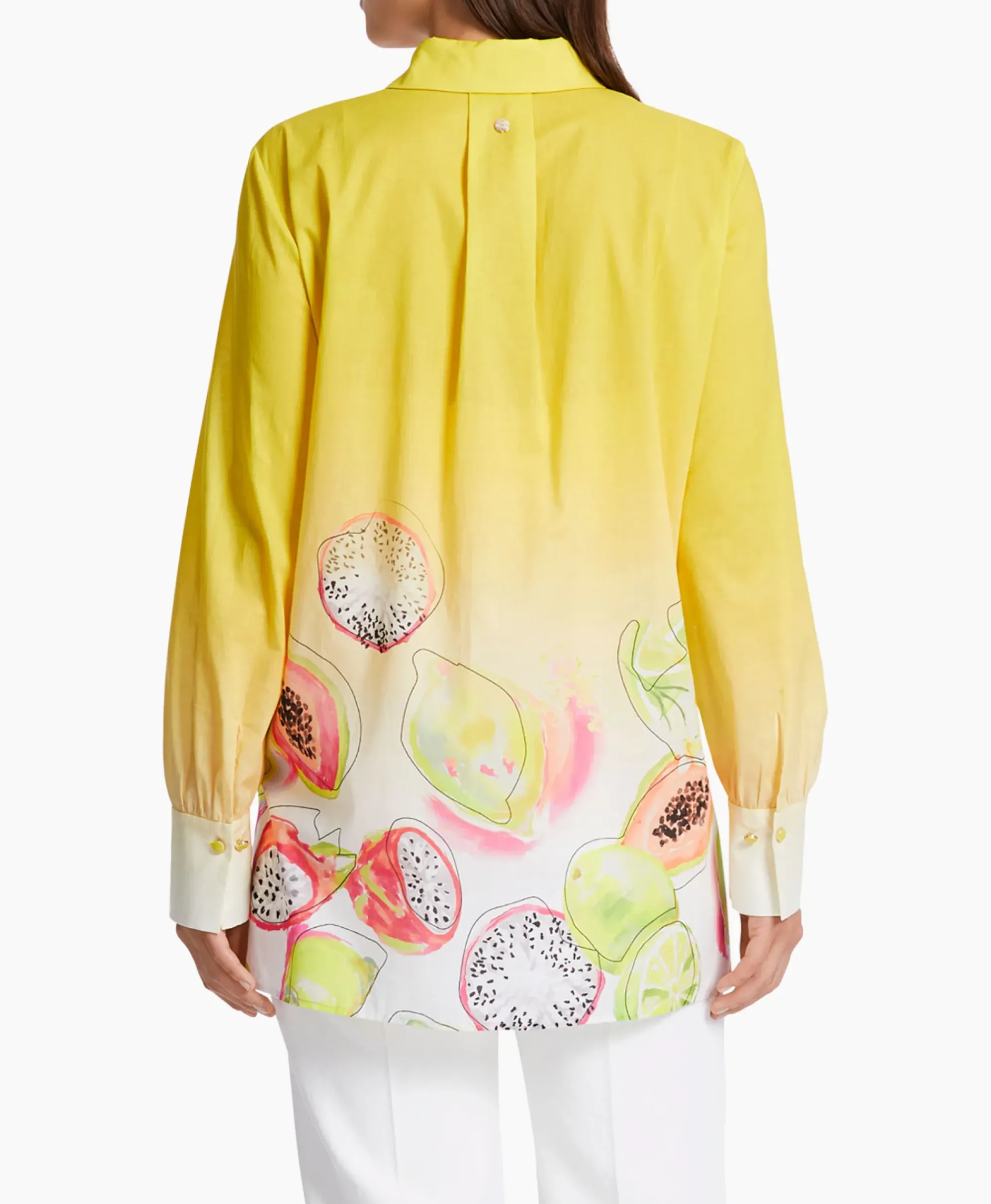 Blouses^Marccain Collectie Blouse Wc 51.02 W29 Geel