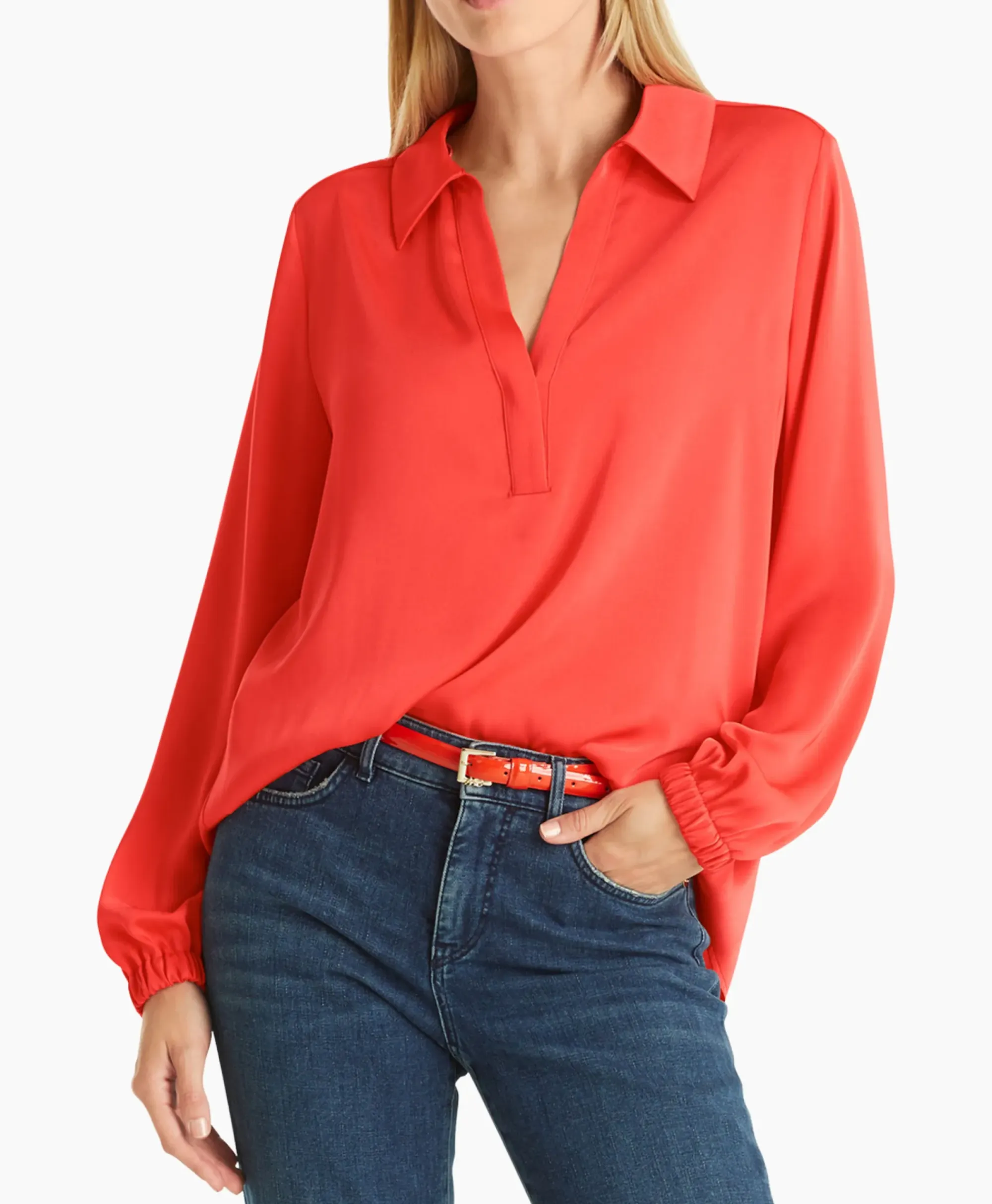 Blouses^Marccain Collectie Blouse Wc 51.09 W08 Grijs