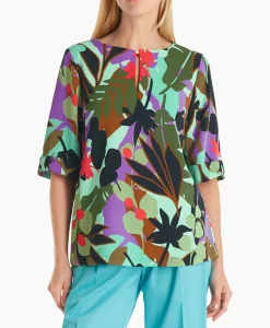 Blouses^Marccain Collectie Blouse Wc 51.07 W02 Groen