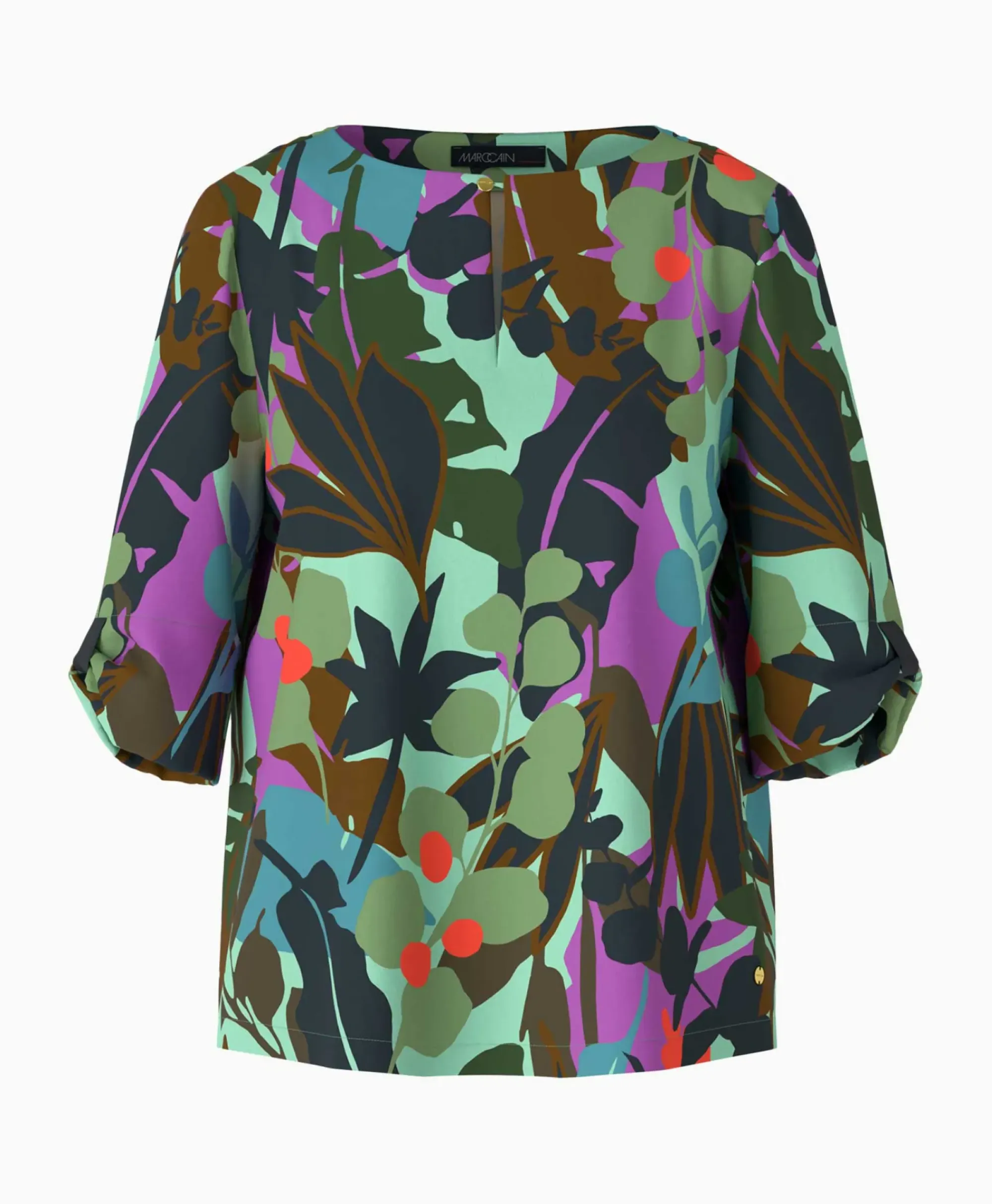 Blouses^Marccain Collectie Blouse Wc 51.07 W02 Groen