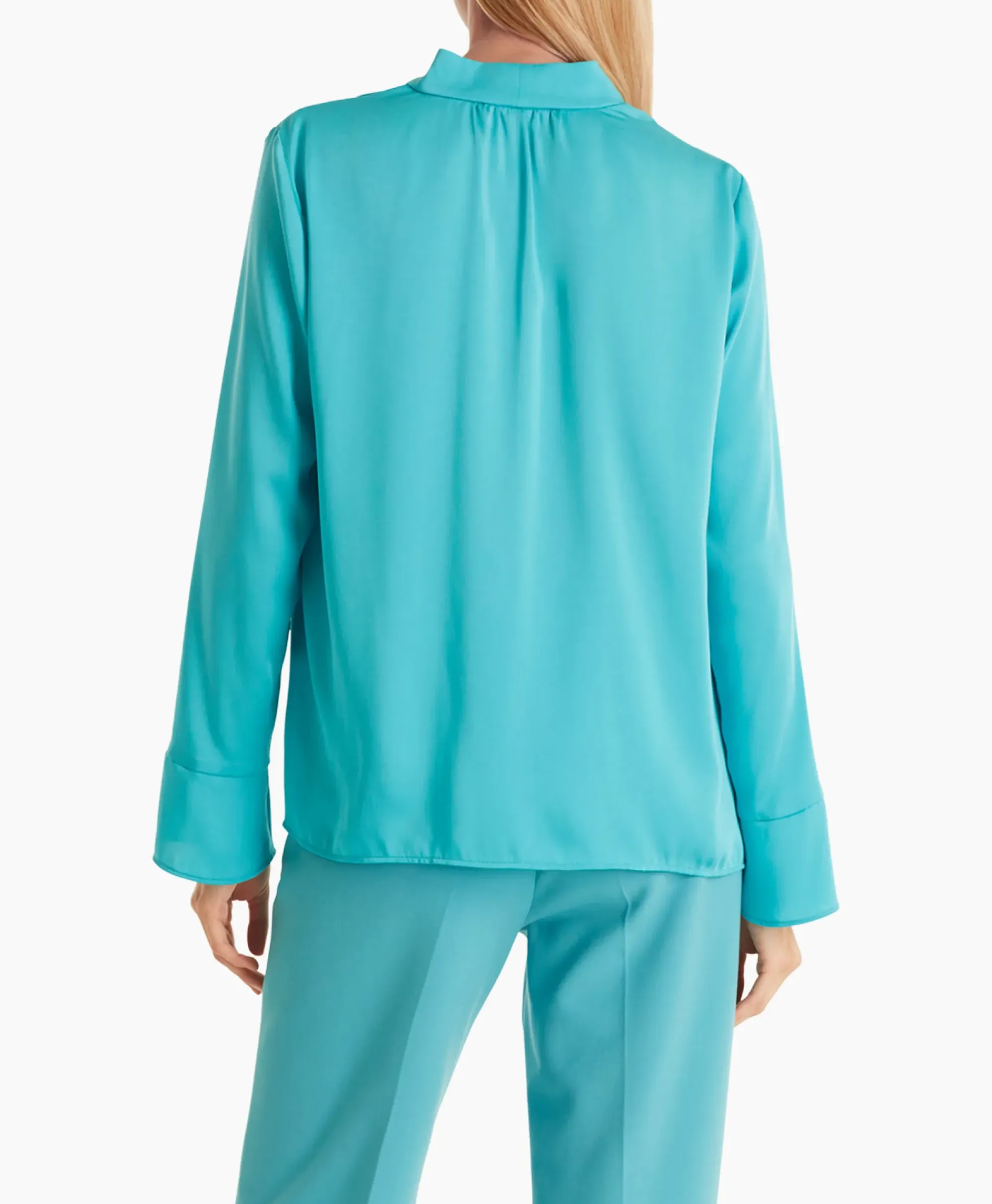 Blouses^Marccain Collectie Blouse Wc 51.17 W08 Turquoise