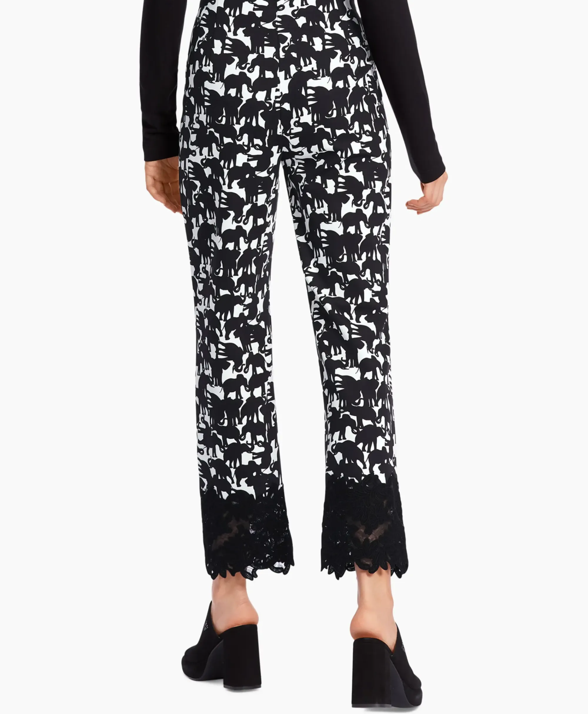 Broeken^Marccain Collectie Broek Wc 81.02 J10 Zwart