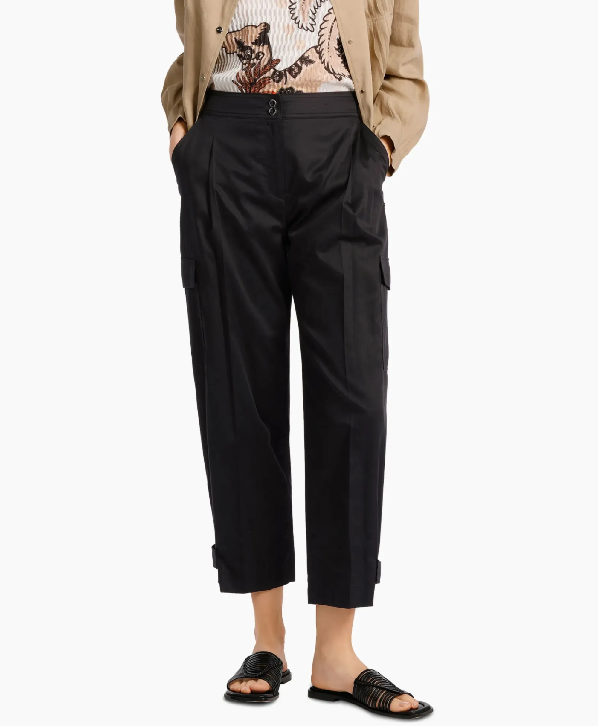 Broeken^Marccain Collectie Broek Wc 81.49 W35 Zwart