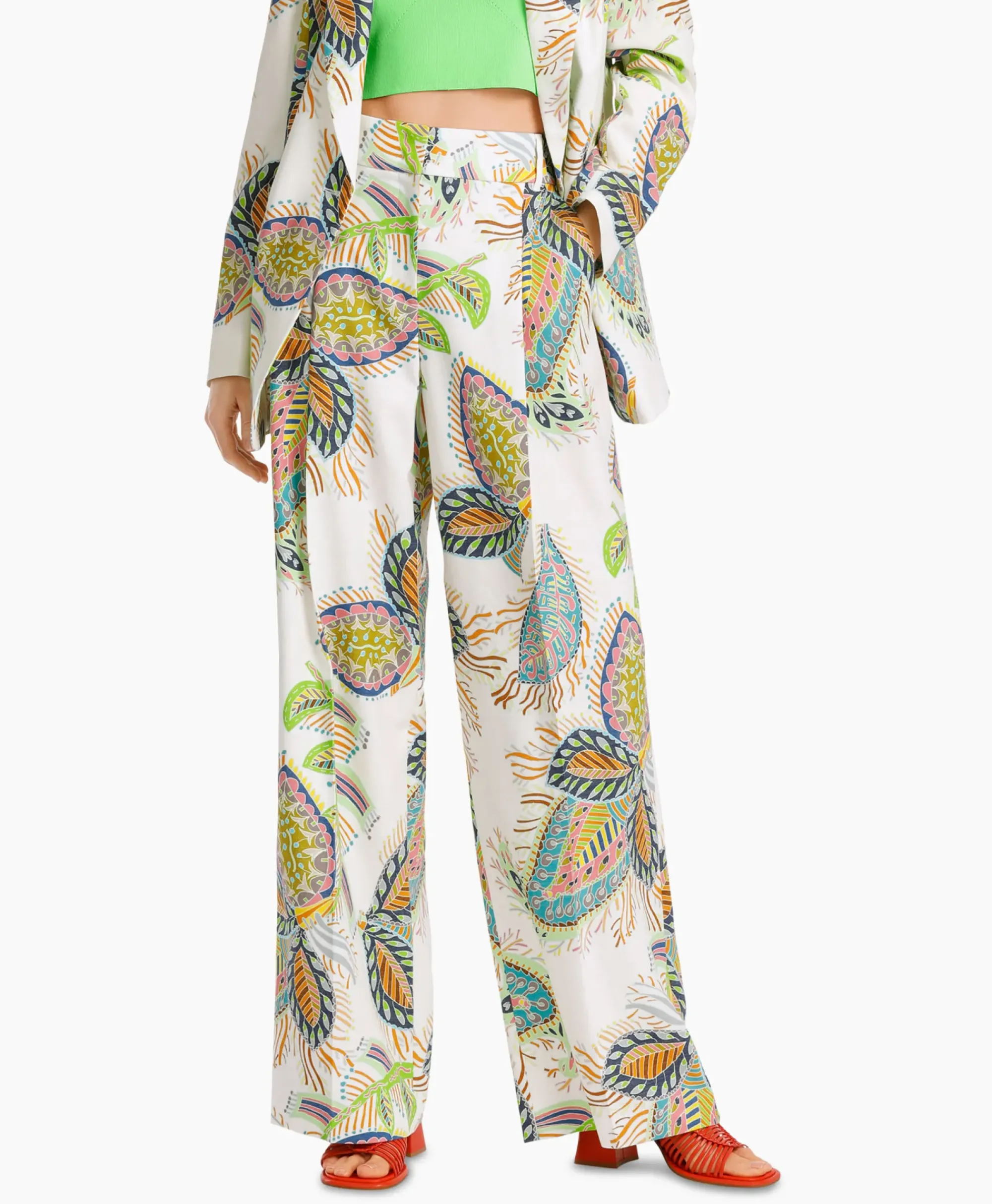 Broeken^Marccain Collectie Broek Wc 81.50 W72 Wit