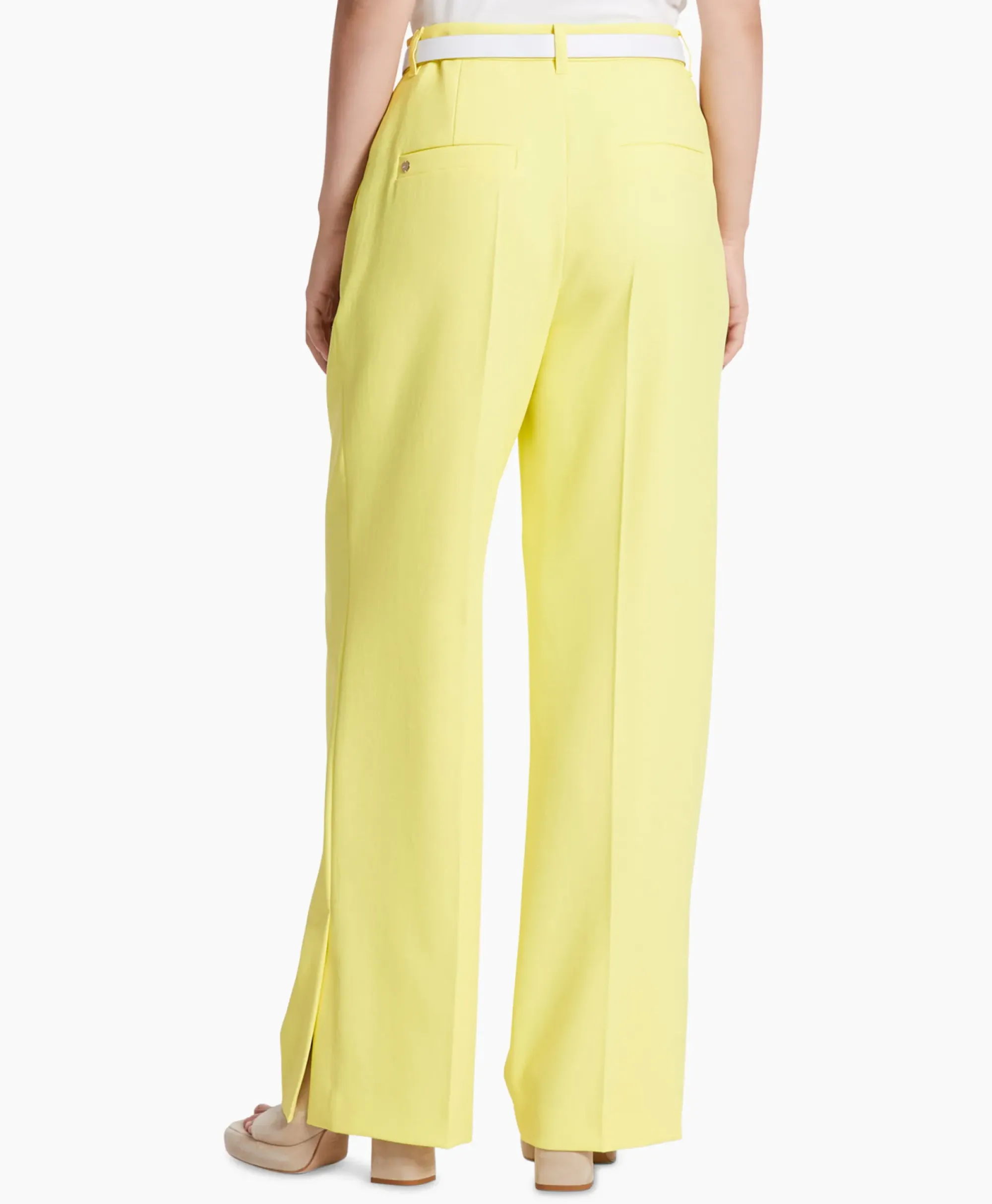 Broeken^Marccain Collectie Broek Wc 81.24 W03 Midden Geel