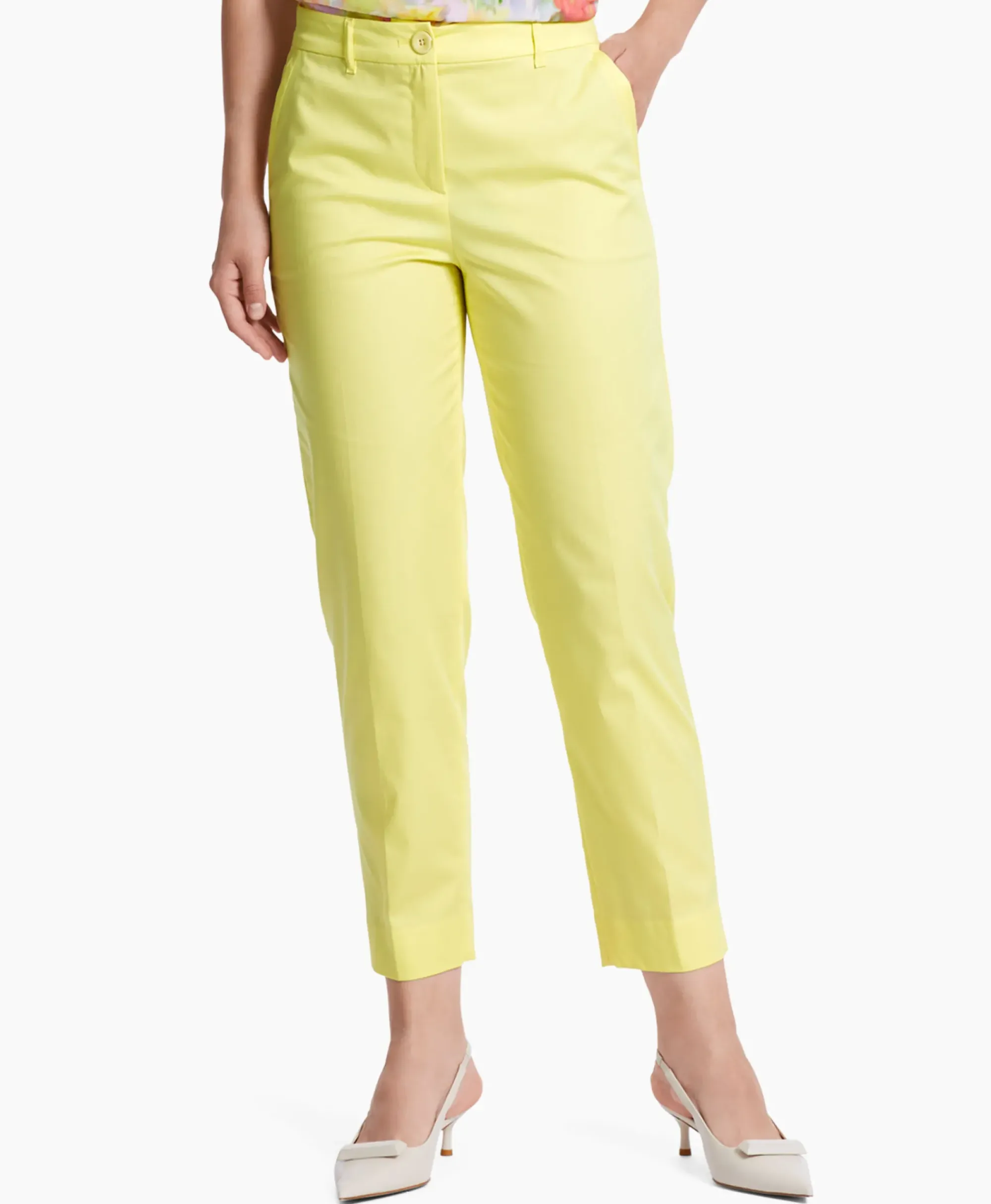 Broeken^Marccain Collectie Broek Wc 81.31 W45 Midden Geel