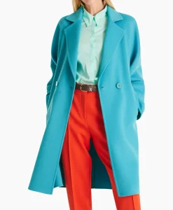 Jassen^Marccain Collectie Coat Wc 11.02 W33 Turquoise