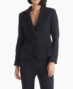Blazers^Marccain Collectie Jasje Wc 34.11 J09 Midden Blauw