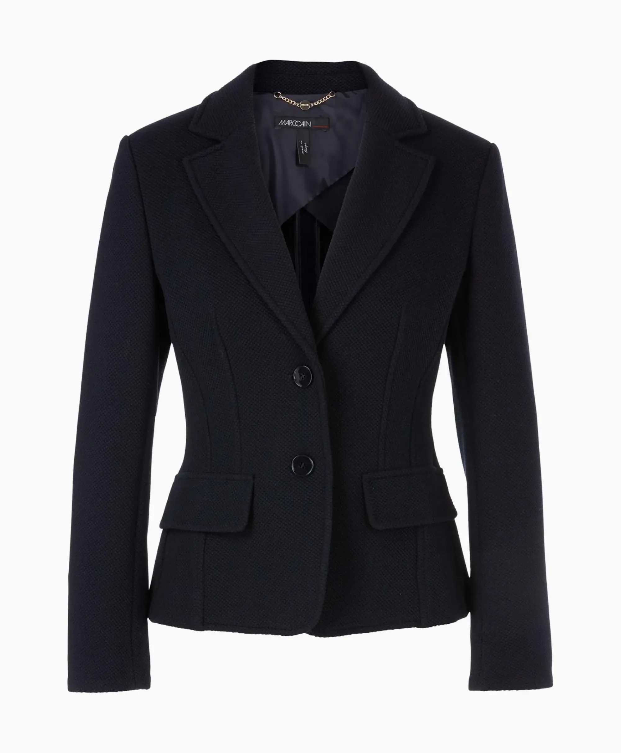 Blazers^Marccain Collectie Jasje Wc 34.11 J09 Midden Blauw