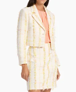Blazers^Marccain Collectie Jasje Wc 34.17 W37 Midden Geel