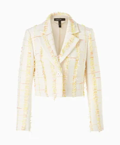 Blazers^Marccain Collectie Jasje Wc 34.17 W37 Midden Geel