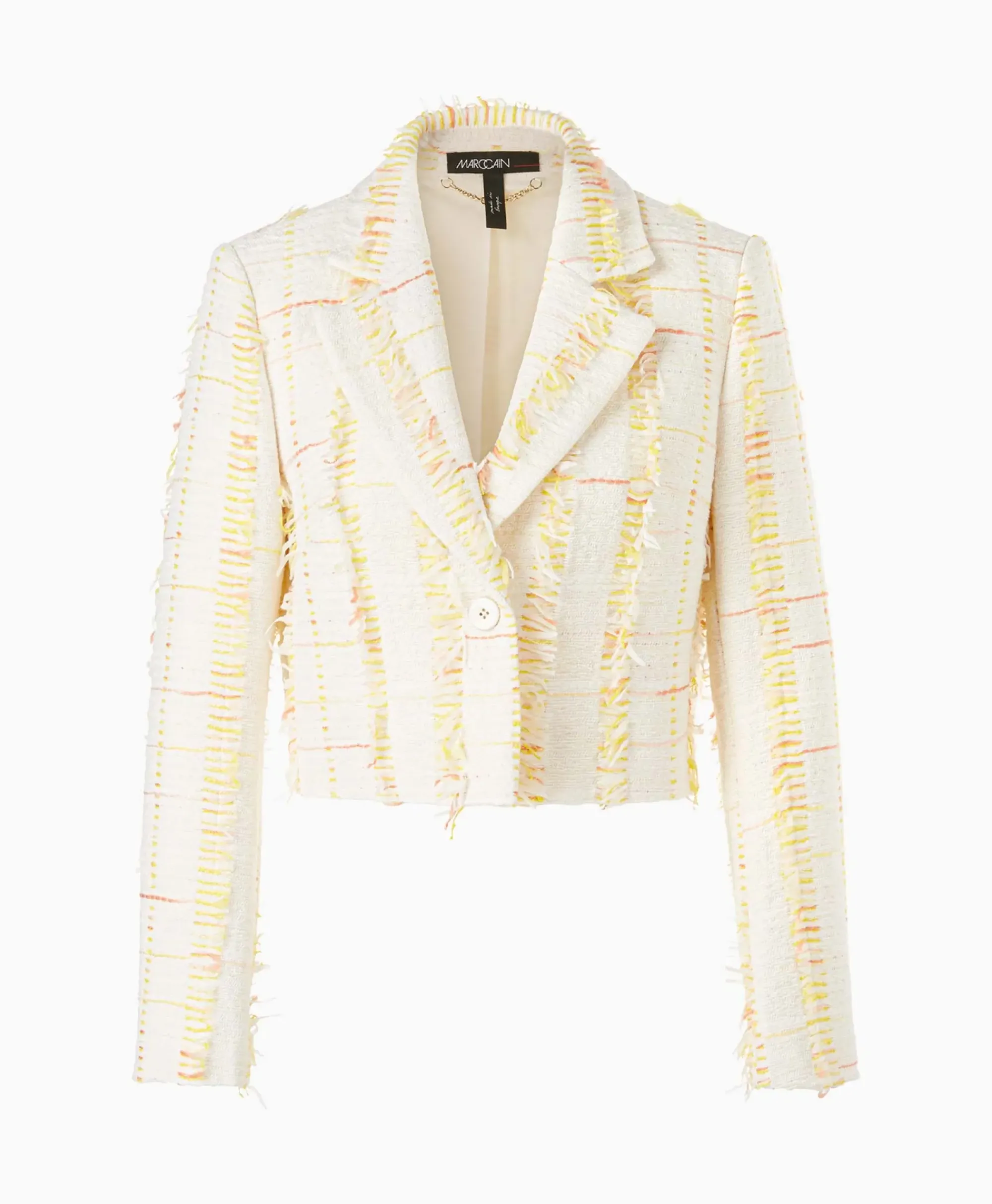 Blazers^Marccain Collectie Jasje Wc 34.17 W37 Midden Geel