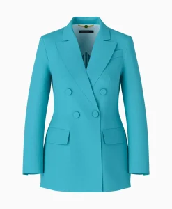 Blazers^Marccain Collectie Jasje Wc 34.15 W22 Turquoise