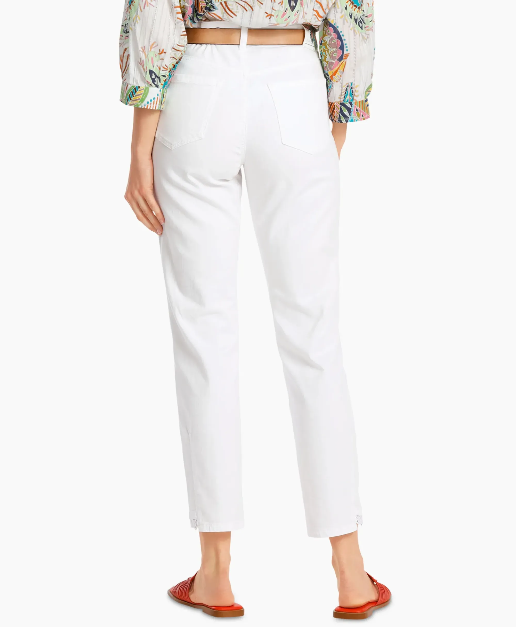 Broeken^Marccain Collectie Jeans Wc 82.20 D69 Wit