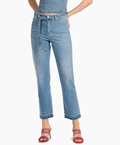 Broeken^Marccain Collectie Jeans Wc 82.21 D65 Licht Blauw