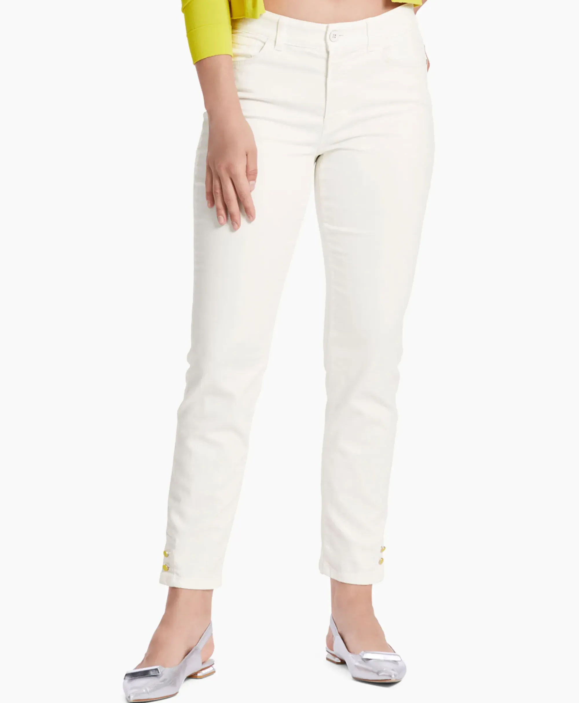Broeken^Marccain Collectie Jeans Wc 82.13 D69 Off White