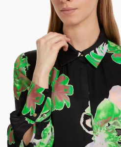 Bruiloftskleding^Marccain Collectie Jurk Vc 21.20 W45 Zwart