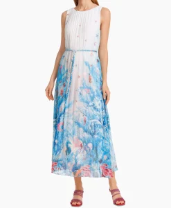 Bruiloftskleding^Marccain Collectie Jurk Wc 21.62 J83 Aqua