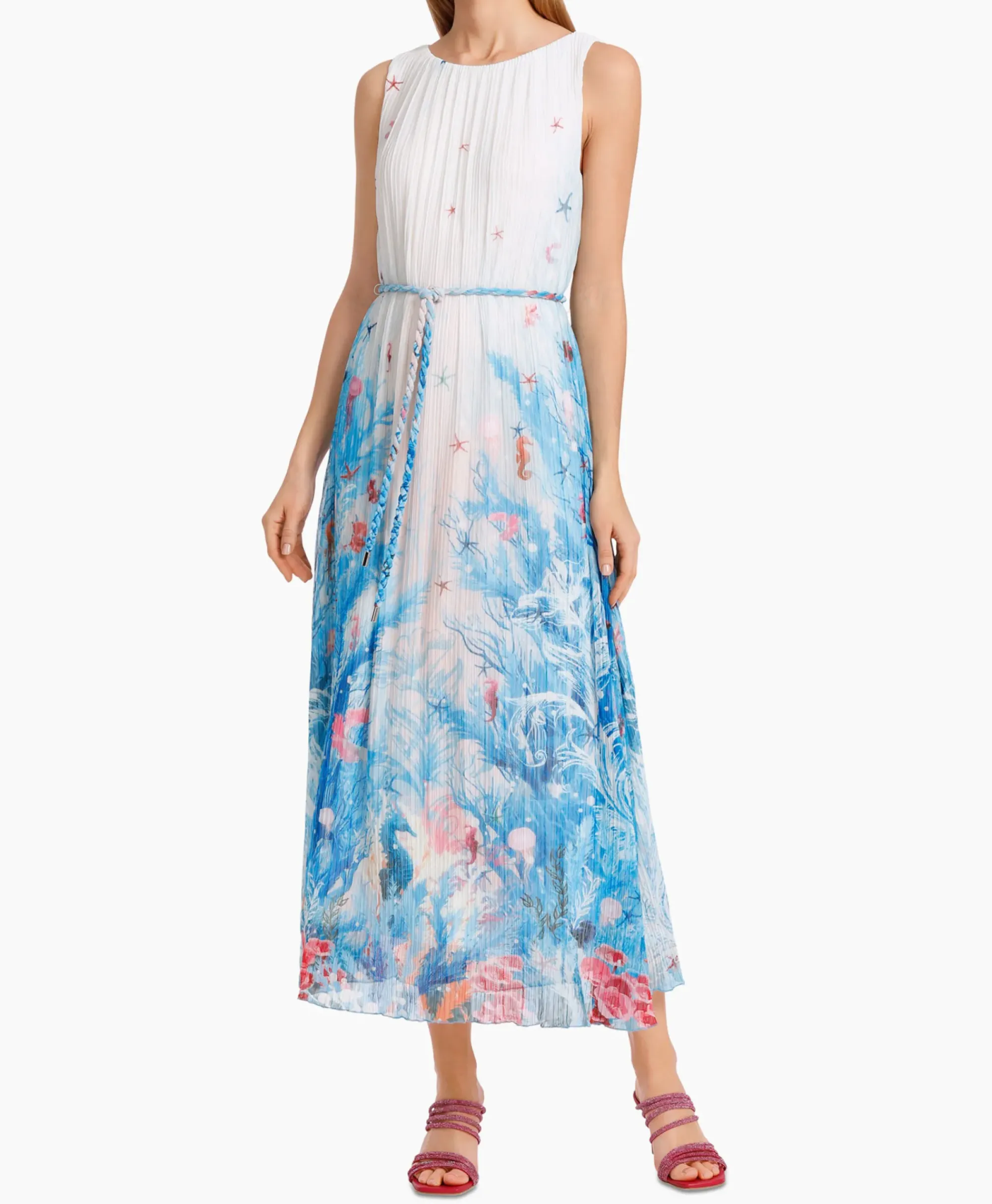 Bruiloftskleding^Marccain Collectie Jurk Wc 21.62 J83 Aqua